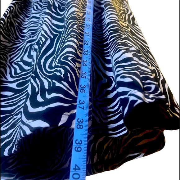 Glamour zebra print ITY shift dress size 14W - Picture 2 of 5